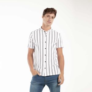 Camisa blanca rayas verticales